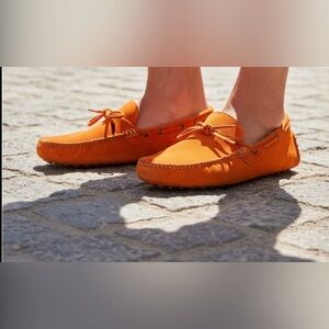 SUEDE DRIVING SHOES 8 BY YOOX Loafers